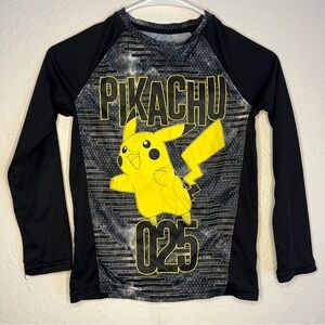 Size 7 active jumping beans Black and Yellow Pikachu Kids Swim athletic